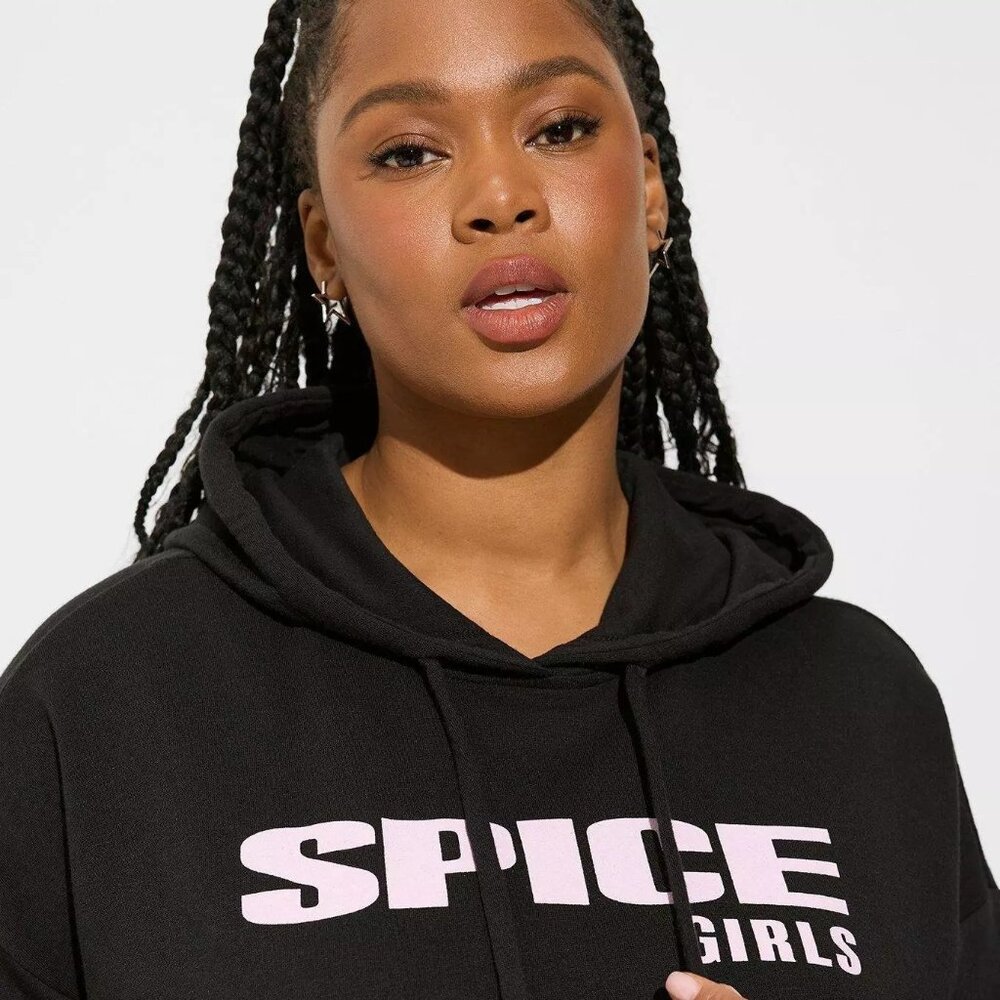 NWOT Spice Girls Cozy Fleece Drop Shoulder Hoodie Size 6X(30/32)